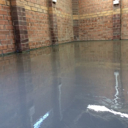 floor screed fresh